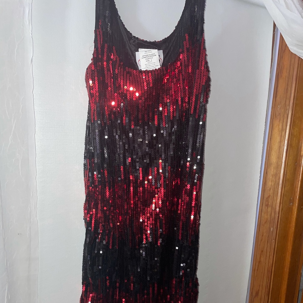 Sequined Mini Dress